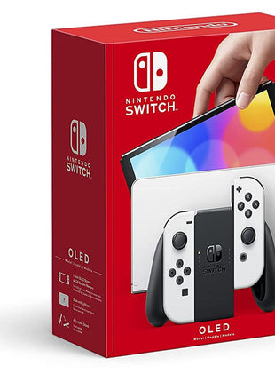 Nintendo Switch – OLED Model w/White Joy-Con