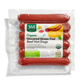 365 by Whole Foods Market, Organic Uncured Grass Fed Beef Hot Dogs, 12 oz