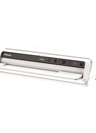 Fellowes VenusTM 125 Thermal Laminator Machine with Laminating Pouch Starter Kit, 12.5 inch, Rapid 30-60 Second Warm-Up, White/Black (5746101)