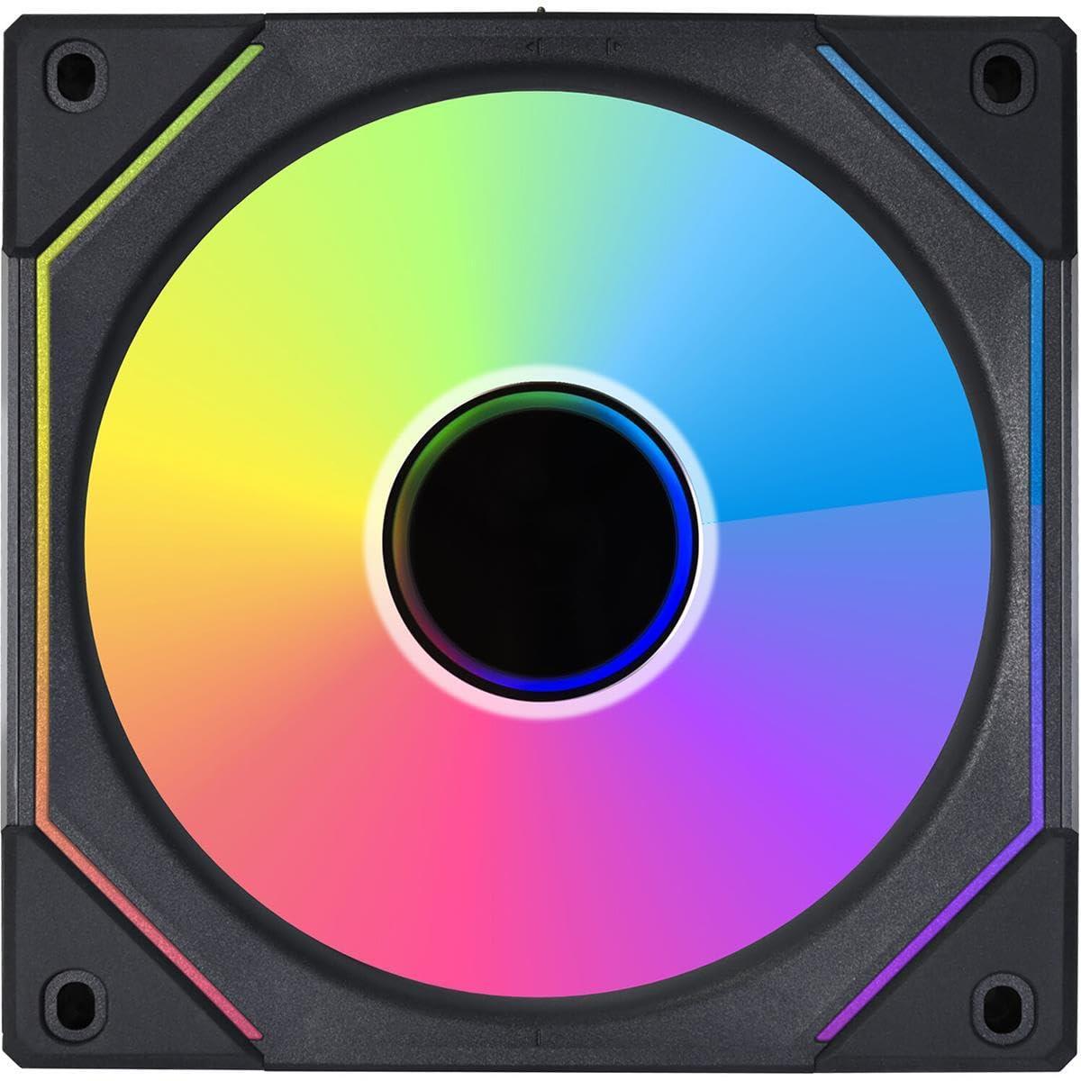 Lian Li UNI Fan SL-INF 120 RGB Infinity Mirror ARGB 120mm Black Desktop Computer Fan