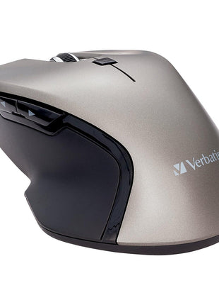 Verbatim USB C 2.4G Wireless Type C LED Computer Mouse with Nano Receiver for Mac and PC - Graphite