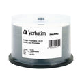 Verbatim CD-R 700MB 52X DataLifePlus White Inkjet Printable, Hub Printable - 50pk Spindle - 94755