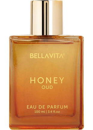 BellaVita Luxury Honey Oud Eau de Parfum | 100 ml | Unisex Perfume | Long-lasting Eau de Parfum perfume with Honey, Bergamot, Oud & Amber notes for men and women.