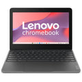 Lenovo 100e Chromebook Gen 4 82W0001FUS 11.6 inch Chromebook - HD - Octa-core (ARM Cortex A76 + Cortex A55) - 8 GB - 64 GB Flash Memory - English Keyboard - Graphite Gray