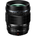 OM SYSTEM Olympus M.Zuiko Digital ED 45mm F1.2 PRO for Micro Four Thirds System Camera, Ultra Bright F1.2 Lens, Weather Sealed Design, MF Clutch, L-Fn Button