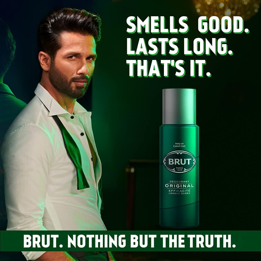 Brut Original Deodorant Body Spray for Men, Masculine Long-Lasting Deo with Fresh, Authentic Fragrance, Imported, Deo Combo Pack of 3 (200ml Each)