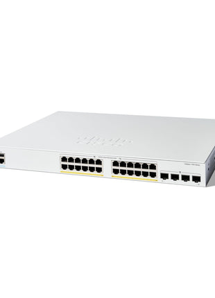 Cisco Catalyst 1300-24FP-4G Managed Switch, 24 Port GE, Full PoE, 4x1GE SFP, Limited Lifetime Protection (C1300-24FP-4G)
