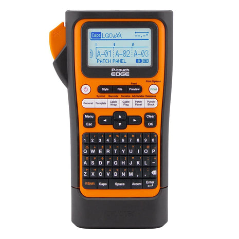 Brother PT-E310BTVP P-Touch Edge Handheld Industrial Label Printer Kit with Bluetooth and USB-C (up to 18mm Labels)