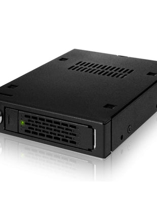 ICY DOCK 2.5" U.2 NVMe SSD PCIe 3.0/4.0 Mobile Rack for External 3.5" Drive Bay (147mm Depth) | ToughArmor MB601VK-B