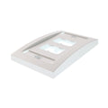 Panduit CFPE4WHY 1-Gang 4-Port Faceplate, White