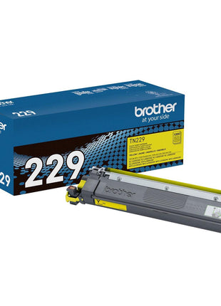Brother Genuine TN229Y Yellow Standard Yield Printer Toner Cartridge - Print up to 1,200 Pages(1) | Brother Genuine TN229 toner with mobile tracking for reports, presentations and professional documents