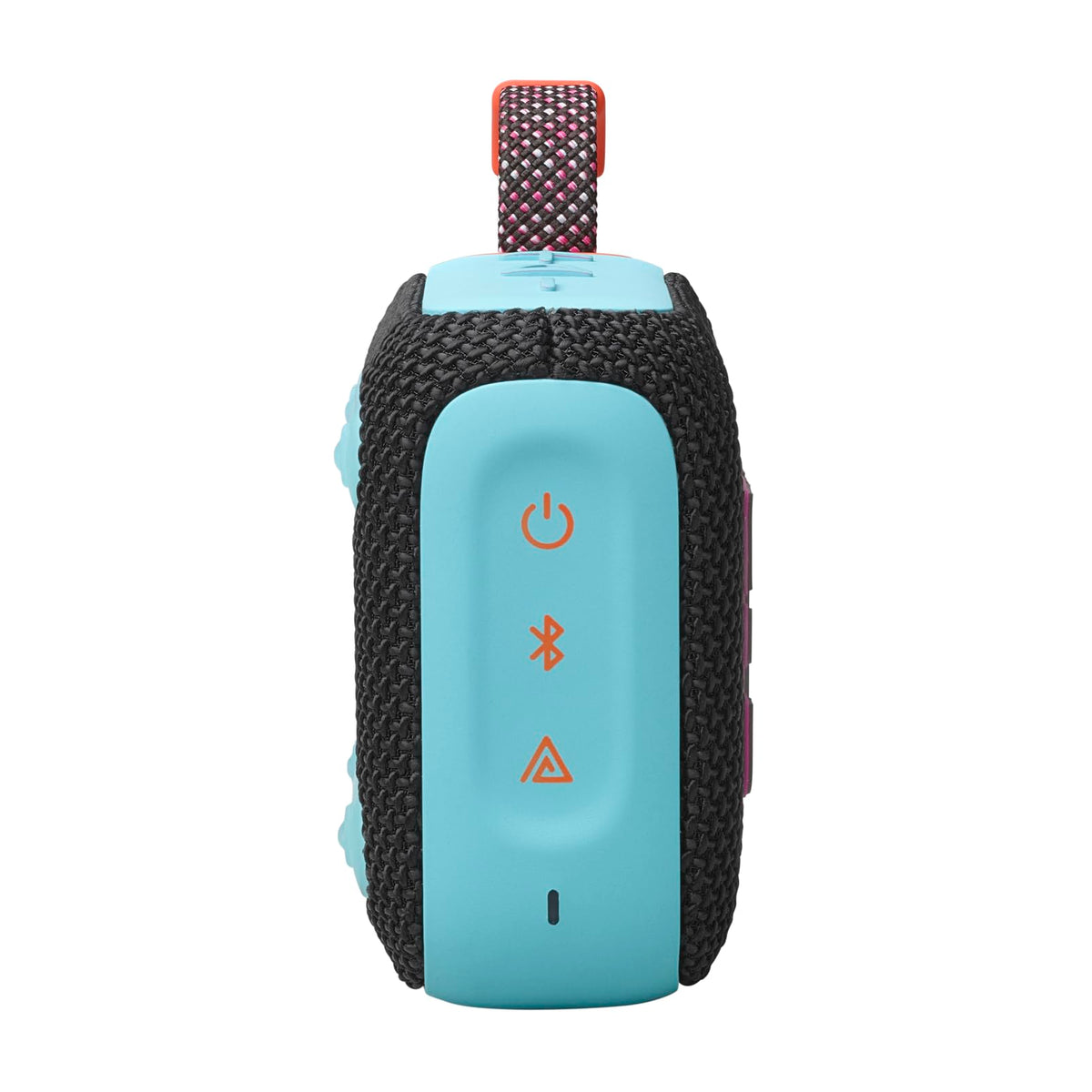 JBL Go 4 - Ultra-Portable, Waterproof and Dustproof Bluetooth Speaker, Big Pro Sound with Punchy bass, 7-Hour Built-in Battery, Made in Part with Recycled Materials (Black & Orange)