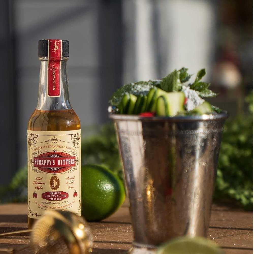 Scrappy's Bitters - Fire Tincture, 5 oz - Organic Ingredients, Finest Herbs & Zests, No Extracts, Artificial Flavors, Chemicals or Dyes. Made in the USA!