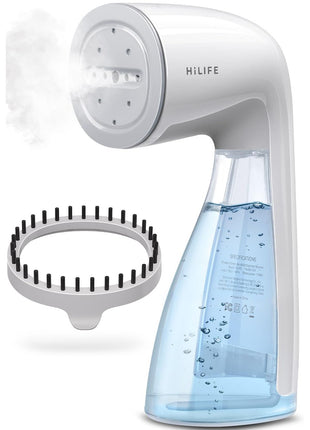 HiLIFE Upgraded Steamer for Clothes, Handheld & Portable, 1100W Powerful Steam, 300ml Big Capacity & No Leak Design, 30S Fast Heat-up, Quick Wrinkle Remover, Compact Size for Travel, ONLY 120V