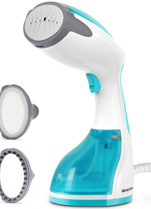 BEAUTURAL Steamer for Clothes, Portable Handheld Garment Fabric Wrinkles Remover, 30 Second Fast Heat up, Auto Off, Large Detachable Water Tank