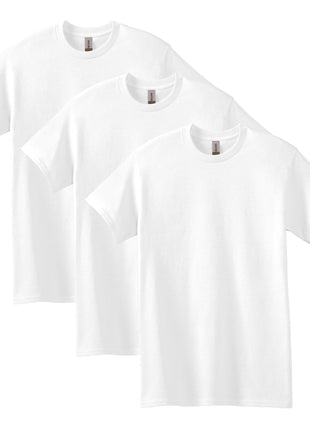 Gildan Heavy Cotton T-Shirt G5000, White (3-Pack), Medium