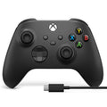 Xbox Core Wireless Gaming Controller + USB-C® Cable – Carbon Black Series X|S, One, Windows PC, Android, and iOS
