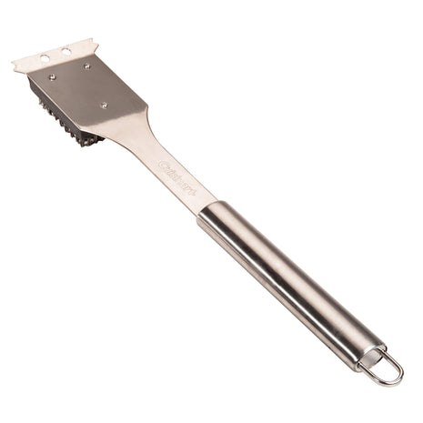 Cuisinart Stainless Steel 16.5 inch Long Handle Grill Cleaner Brush and Scraper for BBQ, Griddle, Grills, Cookout Tool, Grill Brush for Outdoor Grills BBQ Accessories