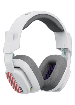 Logitech G Astro A10 Gen 2 Cross-Platform Wired Gaming Headset for PlayStation 5/4, Xbox S|X, Nintendo Switch, PC: 3.5mm Headphone Jack, 32mm Drivers, Flip-to-Mute Mic, Over-Ear - White/PS Edition
