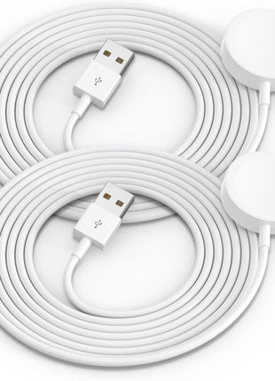 2Pack Upgraded for Apple Watch Charger USB Magnetic Wireless Fast iWatch Charger Portable Compatible with iWatch Ultra/Series 11/10/9/8/7/6/SE/SE2/5/4/3/2/1-[3.3FT]