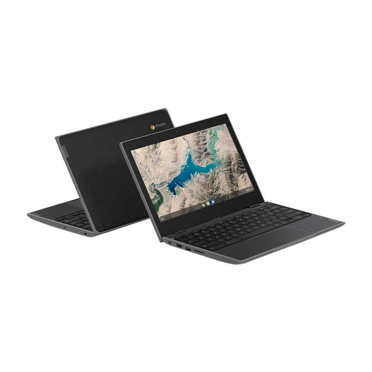 Lenovo 100E Chromebook 2ND Gen 81QB000AUS Laptop Computer, 11.6" HD (1366 X 768) Display, MediaTek MT8173C Processor, 4GB RAM, 16GB eMMC TLC SSD, Powervr GX6250, Chrome OS, Black (Renewed)