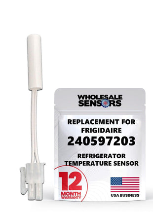 Replacement for Frigidaire 240597203 Refrigerator Temperature Sensor 12 Month Warranty & USA Support