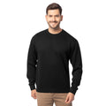Fruit of the Loom Men's Eversoft Fleece Sweatshirts & Hoodies, Sweatshirt-Black, Large