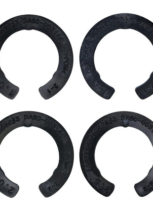 4 Pcs DA99-04158A Hinge Shims Refrigerator Door Height Adjustment Kits | For Samsung 3282540, Refrigerator Door Swing Limiter, Fits Refrigerator Door Parts, Fit DA60-00314C, 4 Different Thickness