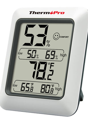 TempPro TP50 Digital Hygrometer Indoor Thermometer Room Thermometer and Humidity Gauge with Temperature Humidity Monitor(Previously ThermoPro)