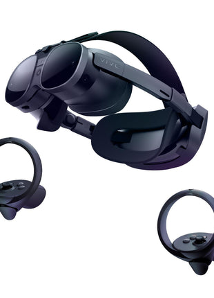 HTC Vive XR Elite with Deluxe Pack — Mixed Reality and PC VR Headset + Controllers
