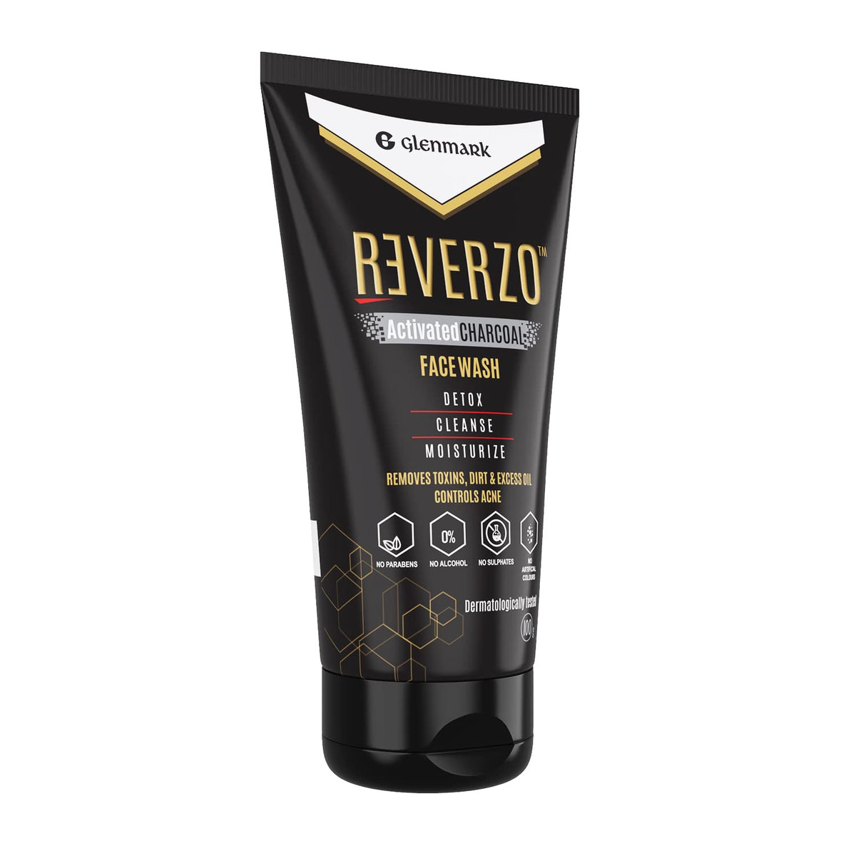 Glenmark Reverzo Activated Charcoal Face Wash 100g