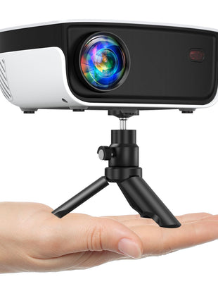 Mini Projector, NICPOW Upgrade Portable Outdoor Movie Projector, 1080P and 200" Supported Small Projector Compatible with TV Stick, Phone, PS5, HDMI, USB for Home, Bedroom, Gaming, Outdoor Use