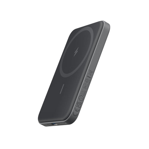 Anker 621 Magnetic Portable Charger (MagGo), 5,000mAh Wireless Power Bank with USB-C Cable, Magsafe-Compatible Battery Pack for iPhone 16/15/14/13/12 Series