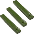 IWIWE 3PCS Green Lapidary DOP Wax - Fit for Lapidary Cabochon Forming, Cutting & Polishing (Use for Lapidary Sticks/Tools, Beeswax Based - High-Adhesion)