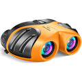 LET'S GO! Outdoor Toys for 3-8 Year Old Boys, Compact Watreproof Binocular for Kids Boys Easter Gifts for Boy Age 3-8 Best Easter Gifts for Boy Girls Orange