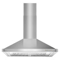 COSMO COS-63175 30 in. Vista Collection 380 CFM Ducted Wall Mount Range Hood, Button Controls, LED Lights, Stainless Steel