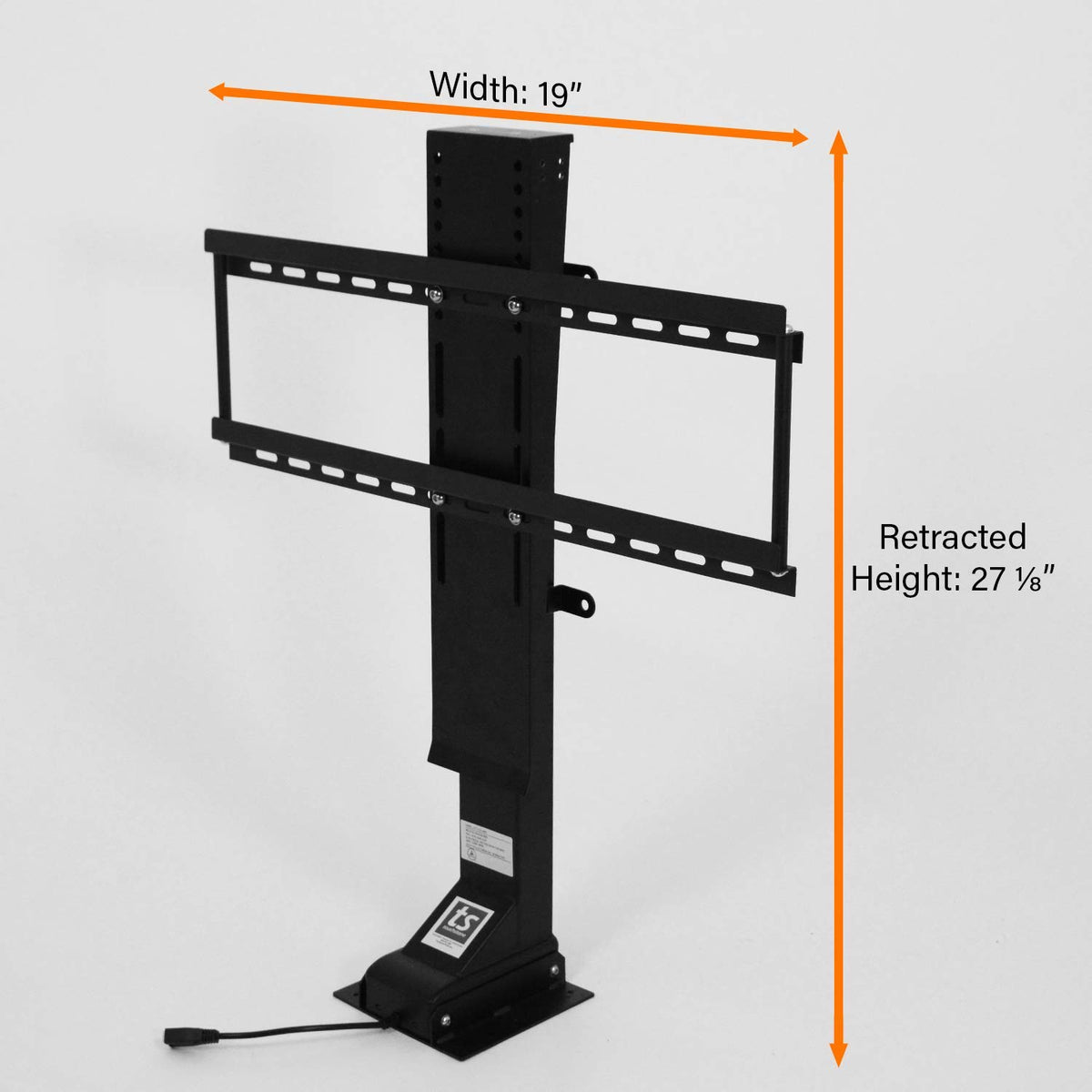 Touchstone Valueline 30003 Smart Motorized TV Lift for 26–50” TVs – Pop-Up Cabinet Mount, Alexa & Google Enabled, 28” Travel, 165 lb Capacity, RF & Wired Remotes, 5-Year Warranty