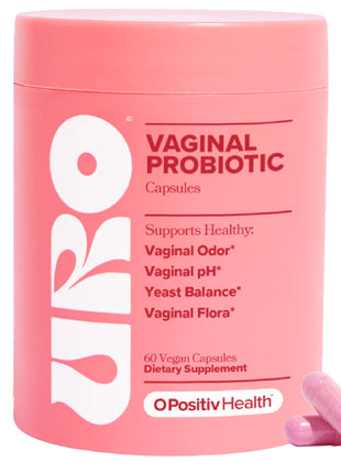 URO Vaginal Probiotics for Odor, Flora & pH Balance – 30-Day Supply