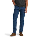 Wrangler Authentics Men's Regular Fit Comfort Flex Waist Jean, Dark Stonewash, 36W x 30L