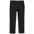 The Children's Place Boys Stretch Skinny Chino Pants,Black Single,8