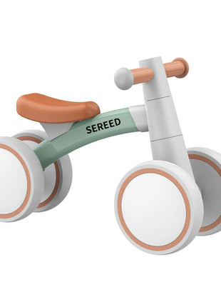 SEREED Baby Balance Bike for 1 Year Old Boys Girls 12-24 Month Toddler Balance Bike, 4 Wheels Toddler First Bike, First Birthday Gifts