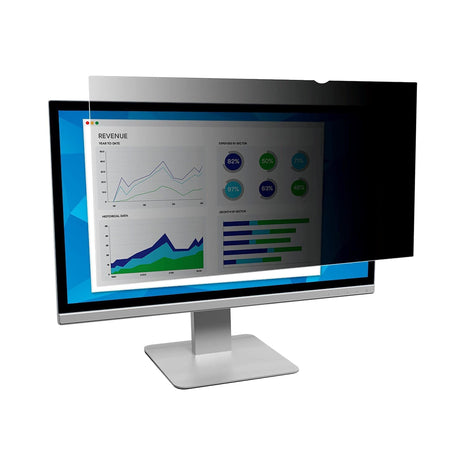 3M Privacy Filter for 25 inch Widescreen Monitor (PF250W9B) Landscape
