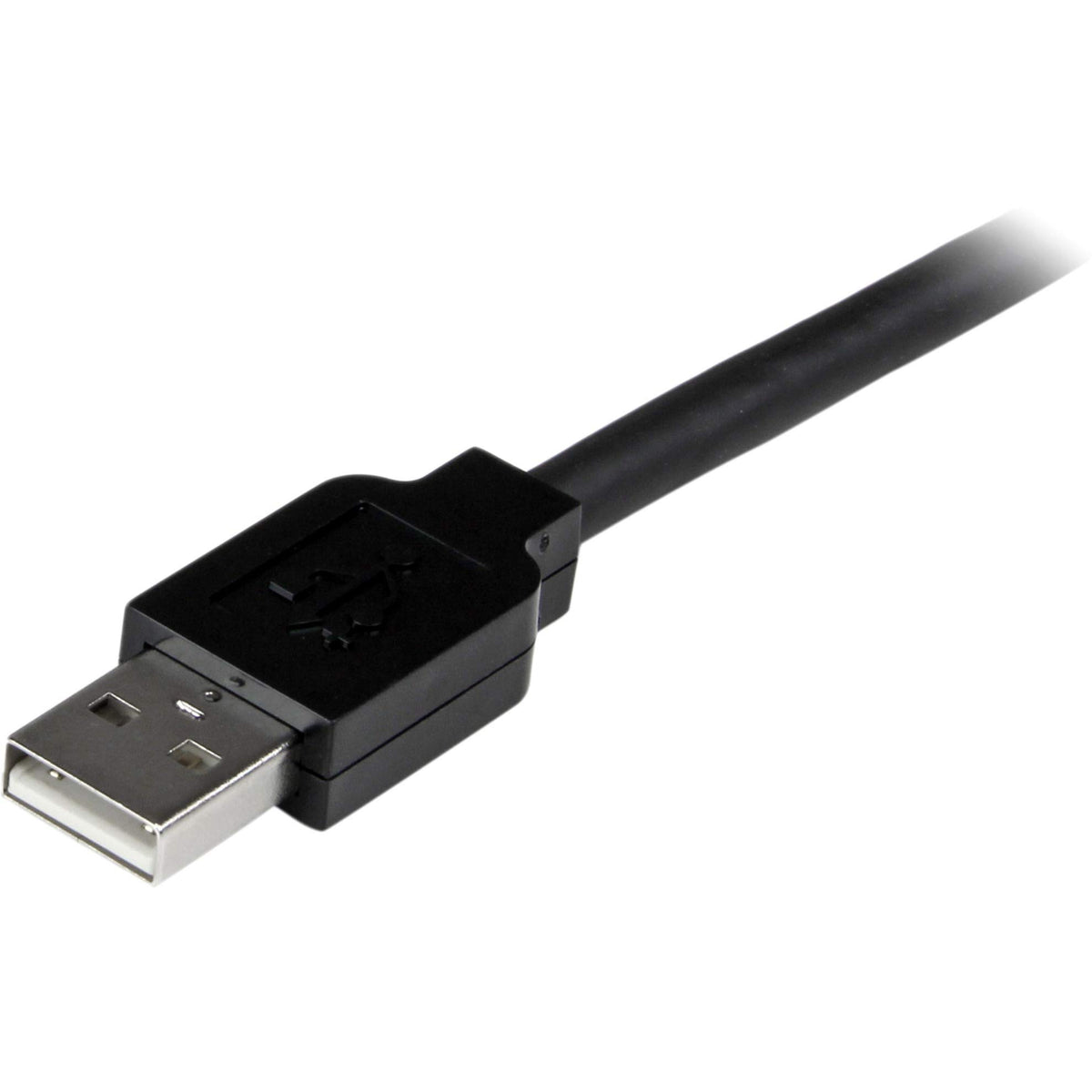 StarTech.com 5m USB 2.0 Active Extension Cable M/F - 5 meter USB A Male to USB A Female USB 2.0 Repeater / Extender Cable - Black - 15ft, TAA (USB2AAEXT5M)