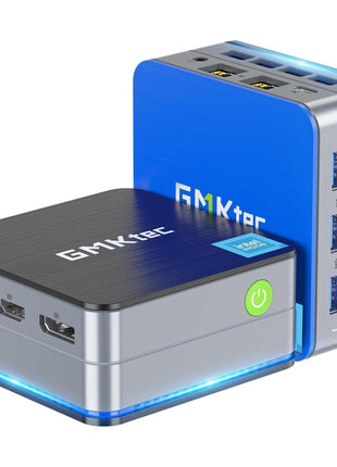 GMKtec Mini PC Intel Core i3-10110U Processor 8GB DDR4 256GB SSD | i226-V RJ45 Ethernet Desktop Computer 4K Dual/ 4X USB3.2/ WiFi 6 BT5.2/ Nucbox G3 Pro