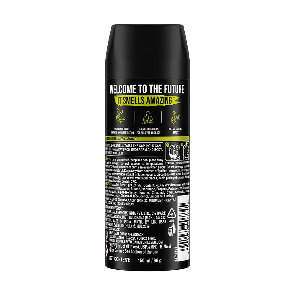 AXE Pulse Long Lasting Deodorant Bodyspray For Men 150 Ml, Pack of 1