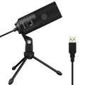 FIFINE USB Microphone, Metal Condenser Recording Microphone for MAC OS, Windows, Cardioid Laptop Mic for Recording Vocals, Voice Overs, Streaming, Meeting and YouTube Videos-K669B