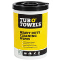 Tub O' Towels TW90 Heavy-Duty 10 inch x 12 inch Size Multi-Surface Cleaning Wipes, (10 inch x 12 inch wipes) Per Canister, Pack of 1, 90 Count Total