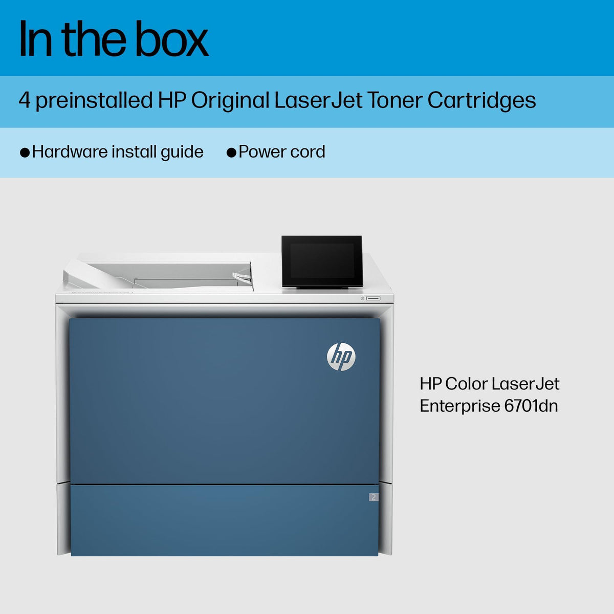 HP Color Laserjet Enterprise 6701dn Printer, Best for Business, (58M42A)