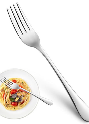 Dinner Forks,Set of 16 Top Food Grade Stainless Steel Silverware Forks,Table Forks,Flatware Forks,8 Inches,Mirror Finish & Dishwasher Safe,Use for Home,Kitchen or Restaurant