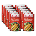 Vegan Hot Dogs Plant-Based Meat Alternative - Loma Linda Big Franks Variety Pack, 15oz Cans (12 Pack) - High Protein Meatless Franks for Grilling & Cooking - Vegetarian, Non-GMO, Soy Protein